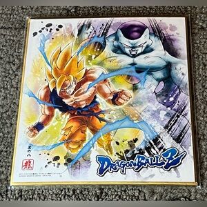 Dragon Ball Z Super Shikishi Art Board Super Saiyan Goku Frieza Anime Manga DBZ